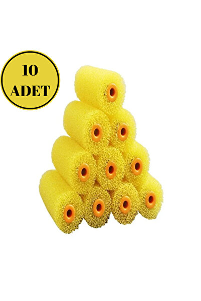 Kutayapı Mercan Rulo 10 Cm Yedek 10 Adet Grenli Boya Rulosu