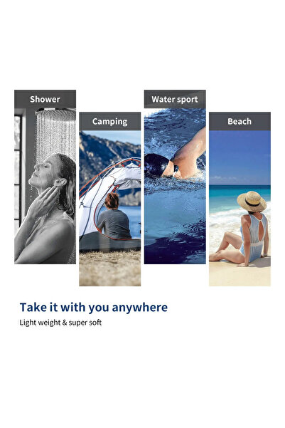 Elmas Dizayn Special Design Bathroom Beach Sports Towel 80*150 cm Water Absorbent Microfiber Quick Dry