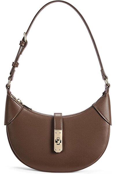 BOSTANTEN حقيبة كتف هلالية للنساء، محفظة جلدية نباتية صغيرة، حقيبة يد عصرية مع مقبض قابل للتعديل