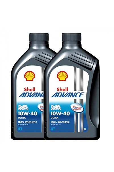 SHELL Pachet 2 λίτρων Ulei Moto Advance Ultra 4T 10W40