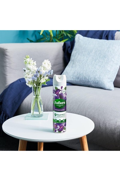 Zoflora Midnight Blooms Disinfectant Mist 300 ml for Instant Germ Protection and Floral Freshness