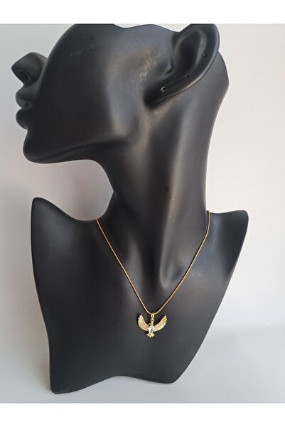 BHR AKSESUAR Altın Zirkon Taşlı Anka Kuşu Kolye