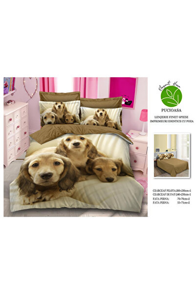 FIONNA.RO Finet Premium Bed Linen - Puppies