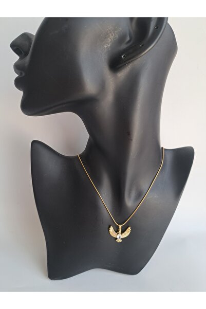 BHR AKSESUAR Altın Zirkon Taşlı Anka Kuşu Kolye