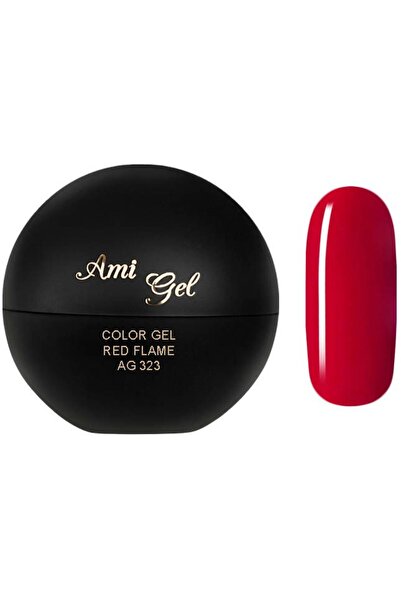 Ami Gel Gel Colorat - Gel Colorant Soak Off Red Flame AG323 5gr - Ami Gel