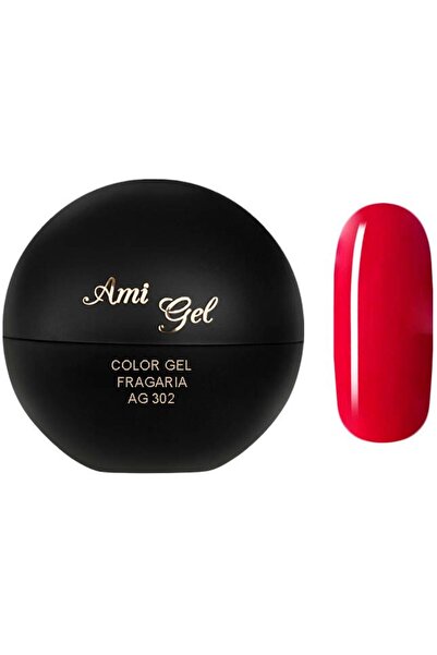 Ami Gel Gel Colorat - Soak Off Color Gel Fragaria AG 302 5gr - Ami Gel