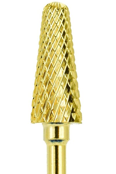 Ami Gel Cap for Nail Drill - Elongated Trapezoid D5M from Gold Carbide AGD5MB2CG - Ami Gel