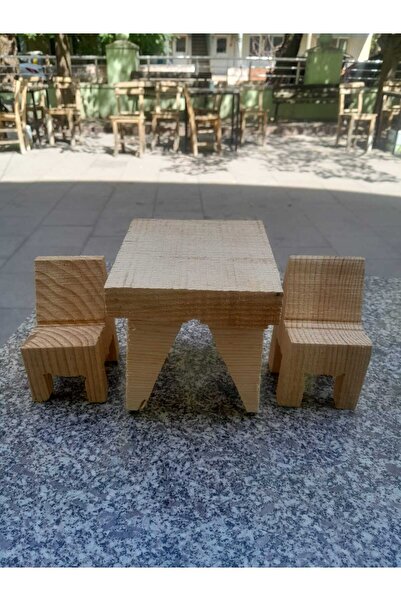 Tezcanlar Arif Tezcan Wooden Toy Table Chair