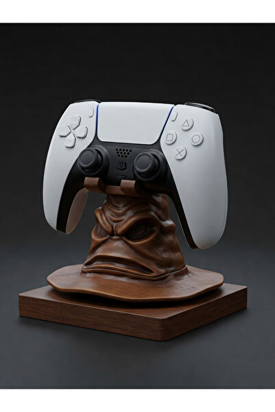 MERKLY 3D Harry Potter Seçmen Şapkası Ps Kol Tutucu Kahve Rengi