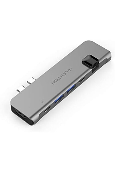 LENTION USB C Hub with 100W Power Delivery, 40Gbps USB C Data, 4K HDMI, USB 3.0 and Gigabit Ethernet