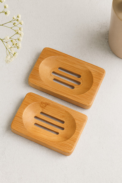 UYT LİFE Ahşap Bambu Katı El Sabunluğu Kare