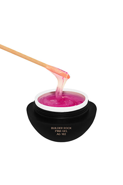 Ami Gel Gel de construcție - Gel Builder Rock Pink AG102 15gr - Ami Gel
