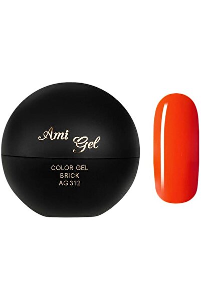 Ami Gel Gel Colorat - Gel Colorant Soak Off Brick AG312 5gr - Ami Gel