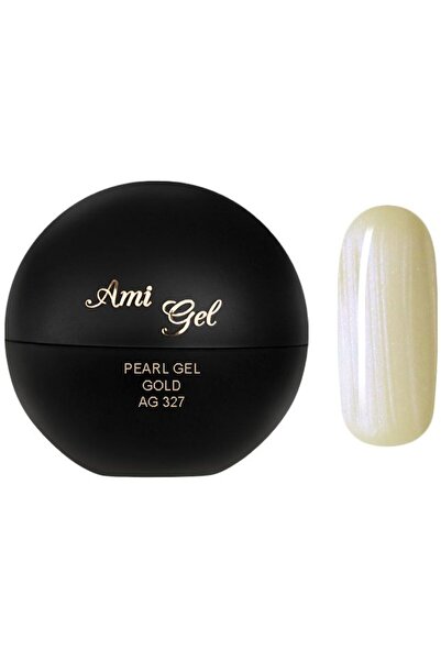 Ami Gel Χρωματιστό τζελ με μαργαριτάρια - Pearl Gel Gold AG327 5g - Ami Gel