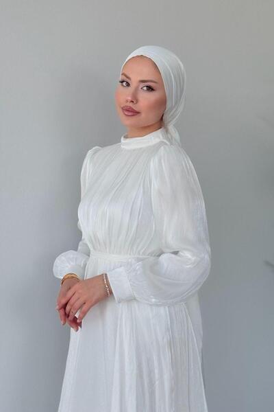 Şulemoda Giyim Havva Evening Dress Ecru