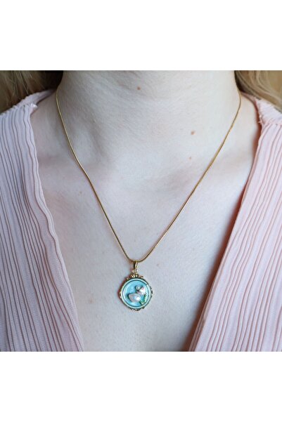 leargia قلادة توليب ستيل