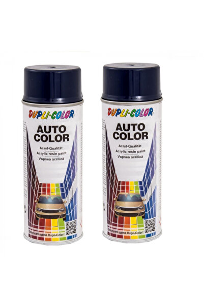 Dupli-Color Pachet 2 x Vopsea Spray Auto Logan Albastru Marin 061E 350 ml