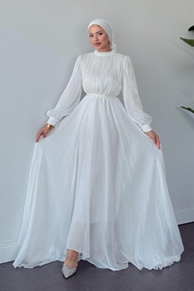 Şulemoda Giyim Havva Evening Dress Ecru