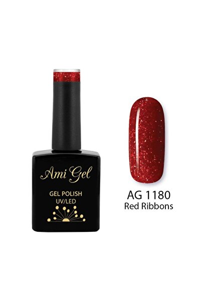 Ami Gel Oja Semipermanentă - Gel Multicolor - The One Red Ribbons AG1180 14ml