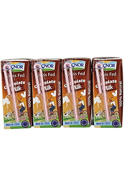 Lacnor Essentials Chocolate Milk, 100% Natural, Rich in Vitamin and Calcium, 28% Reduced Sugar, 180
