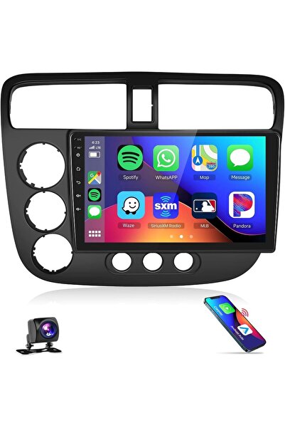 SHEZA STAR ستيريو سيارة أندرويد لهوندا سيفيك 2001-2005 6+128 جيجابايت كاميرا AHD