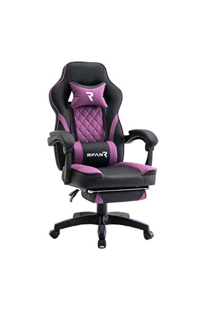 RFAN Scaun de gaming, negru-violet, WF6028