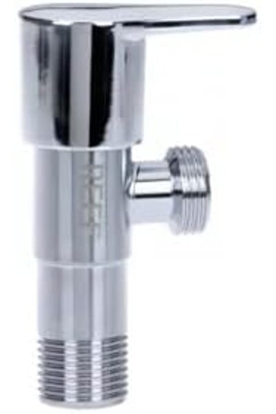 Reef 1/2 Inch Chrome Angle Valve RF-AV12SS-2 – Solid Brass Construction with Durable Chrome Finish