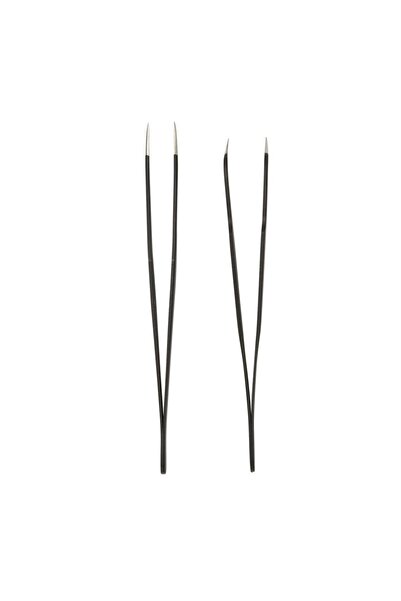 ACE مجموعة ملاقط من الفولاذ المقاوم للصدأ، PL120 (قطعتان)