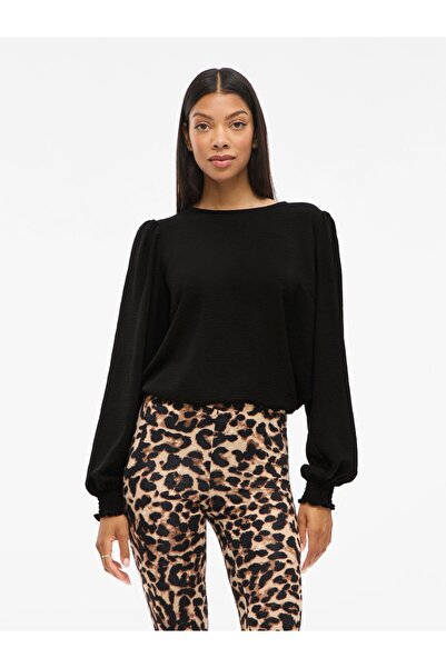 VILA Oberteil mit langen Ärmeln VIMAY Rundhals