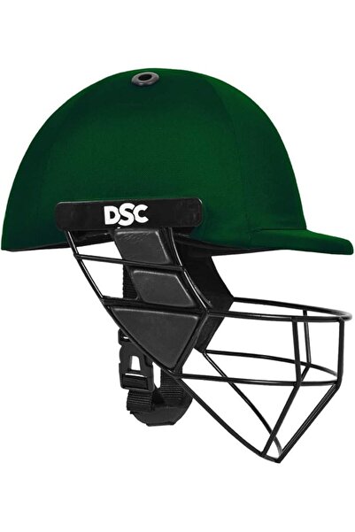 DSC Avenger Pro Cricket Helmet for Men & Boys | Medium | Green | Steel Grill | Neck Guard