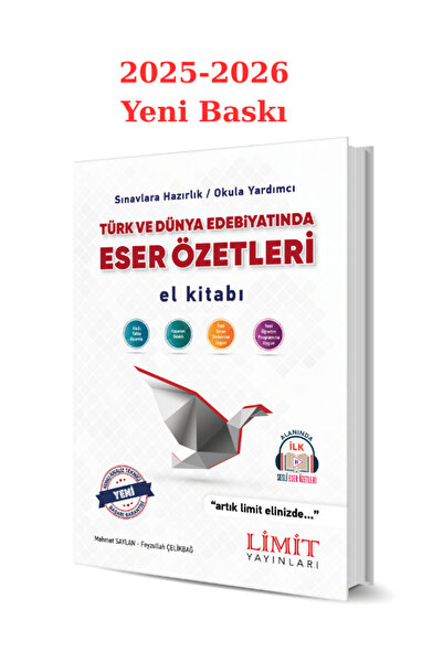 Limit Yayınları Limit Türk Ve Dünya Edebiyatında Eser Özetleri El Kitabı 2025...