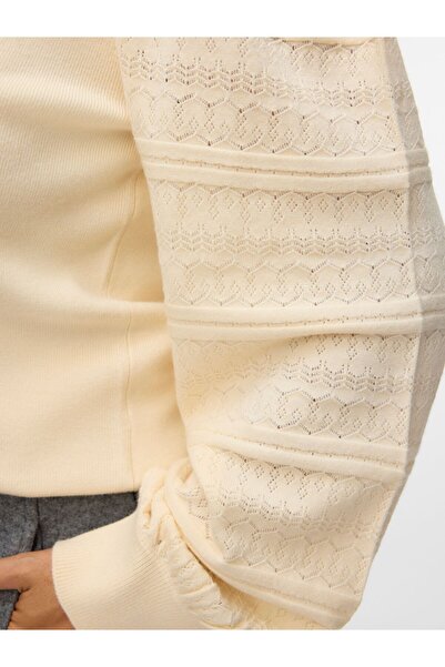 Veromoda Curve Strickpullover VMCNEWLIMONE Pullover