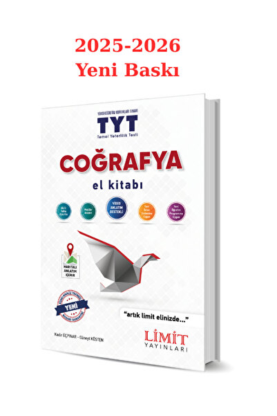 Limit Yayınları Limit Tyt Coğrafya El Kitabı 2025/26 Yeni Baskı