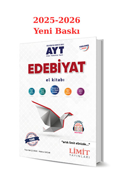 Limit Yayınları Limit Ayt Edebiyat El Kitabı 2025-2026 Yeni Baskı