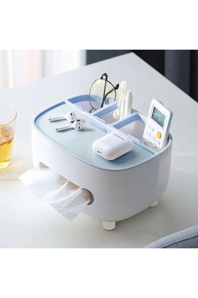 Flippy Support for Napkins, Flippy, Multifunctional Box, Minimalist Design, ABS, Personal Object Holder, De