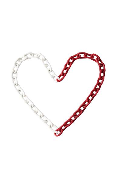NZB 1.5 Mt Plastic Chain Warning Diversion Red White Durable Safety Marking Delimitation