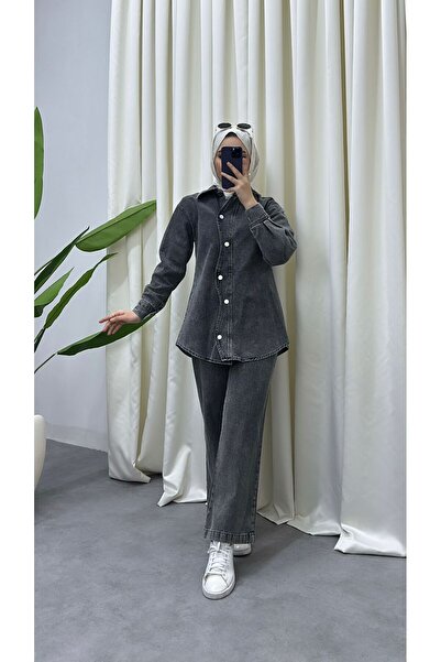 HİJAB STORE Denim Detail Suit