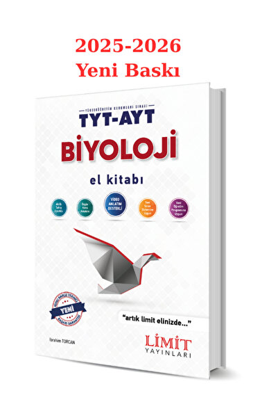 Limit Yayınları limit Tyt Ayt Biyoloji El Kitabı 2025-2026 Yeni Baskı