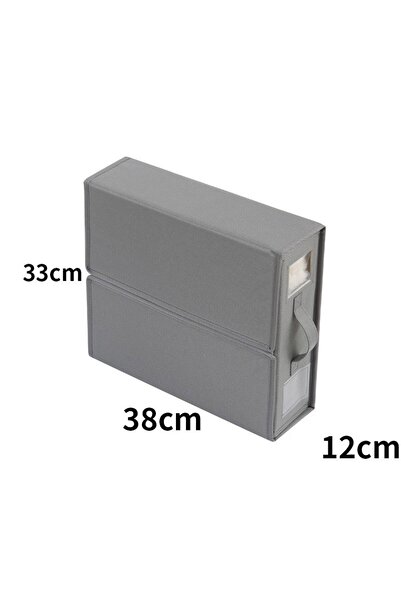 Flippy Cutie Depozitare Lenjerii de Pat, Flippy, Pliabila, Gri, Capacitate 18l