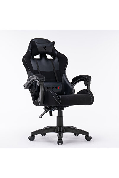 RFAN Scaun de gaming, Tron Thrones, negru BOC-730