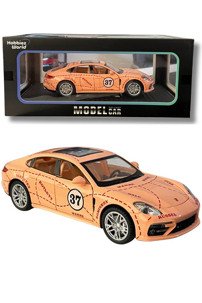 Global Toys Porsche Panamera 1:24 Ölçek Premium Die-Cast Model Araba – Koleks...