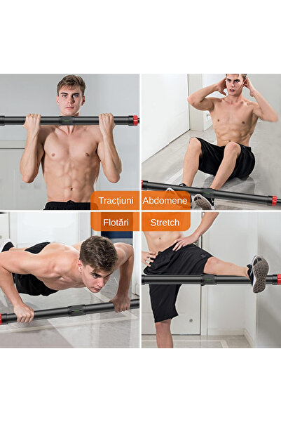 MARYALEX Adjustable Training Bar, adjustable stainless steel, installation distance 90-115 cm