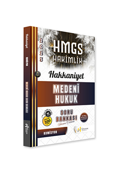 Genel Markalar VİP Hukuk 2025 Baskı HAKKANİYET HMGS Hakimlik Medeni Hukuk Sor...