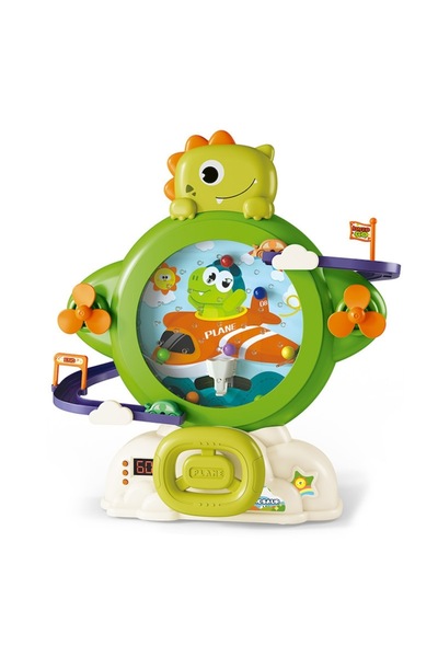 Joynix Interactive Game 2-in-1, Ball Catching Maze and Car Slide, Dinosaur Model,