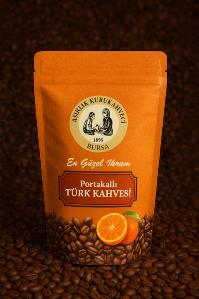 PORTAKALLI TÜRK KAHVESİ 200 GRAM