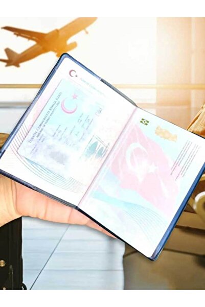 Cekuonline Black Vinyle Leather Passport Cover Case for All Countries' Passports Skull Family