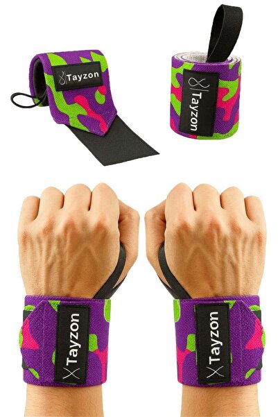 Tayzon Fitness Wrist Wraps and Weight Lifting Strap Set |   Wrist Wraps & Lifting Straps