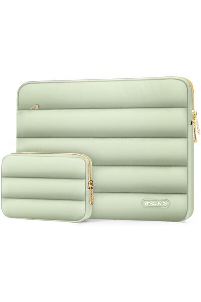Mosiso 13-14 inch Laptop Case, 13.3 inch Puffy Laptop Sleeve Compatible with MacBook Air 13 13.6 M3