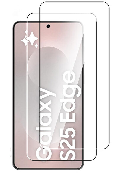 Nezih Case Samsung Galaxy S25 Edge Uyumlu Maxi Glass Temperli Cam Ekran Koruyucu