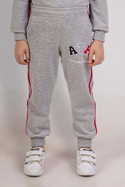 ww waka waka kids store Boy's Ath Printed Sweatpants – Gray and Navy Blue Colors